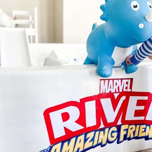 Close up of our custom vinyl