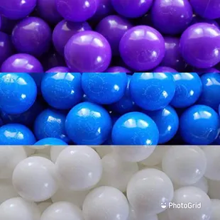 Our ball pit balls are made of commercial grade high-quality plastic.