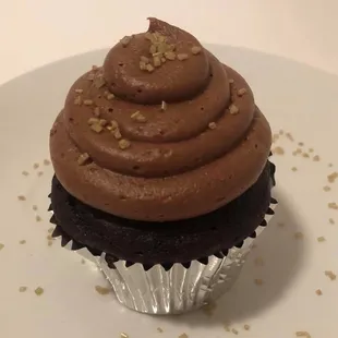 Vegan chocolate cupcake