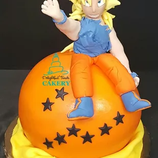 dragon ball z birthday cak