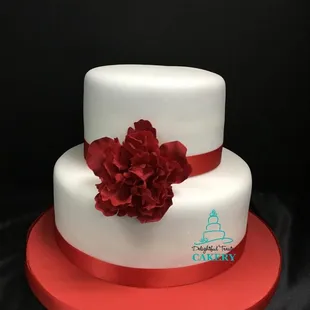 simple wedding cake