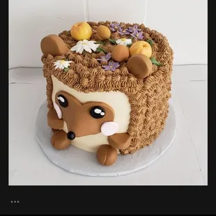 Hedgehog cake
