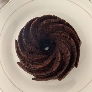 a chocolate cake on a plate