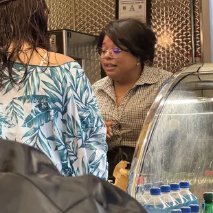 A bitter lady who hates her job