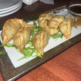 Fried pork gyoza