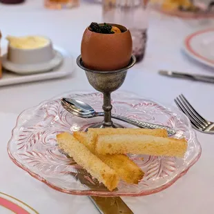 07/17/24 UNI &amp; BLACK TRUFFLE SHOOTER - Hokkaido Urchin, Savory Egg Custard, Brioche Soldiers