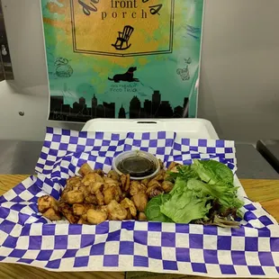 Chicken teriyaki with side salad