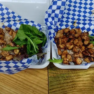 Double order of chicken teriyaki