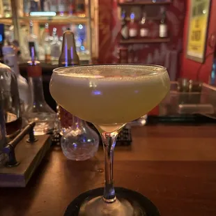 Old Cuban topped with Prosecco.