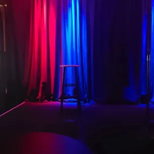 Waiting for the show to start