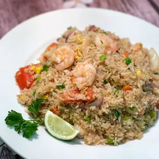 Thai Fried rice with Shrimp