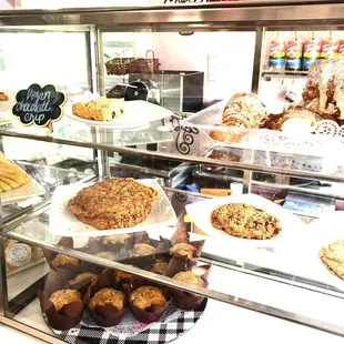 a variety of baked goods