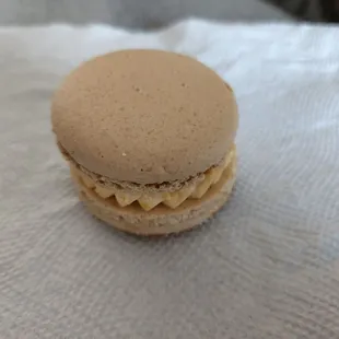 Creme Brule macaroon