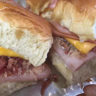 Kentucky Hot Brown Sliders @ Delish In A Dish Catering