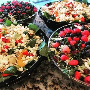 12 Fresh Salads to chose from @ Delish In A Dish Catering