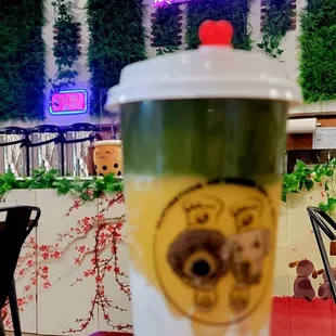 Mango&amp;Matcha tea