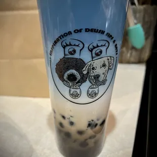 1. Blue Sky Lover Boba Milk Tea