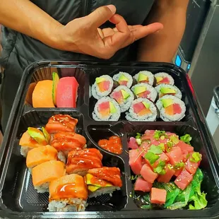 Delish Rainbow fusion bento