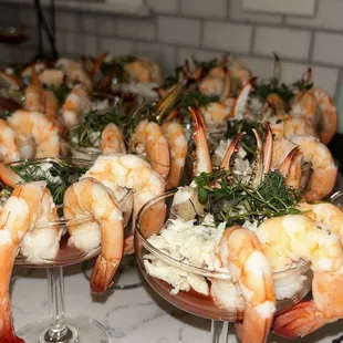 Seafood martinis
