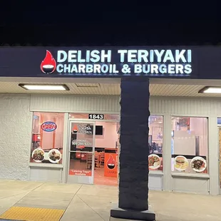 Outside the Restaurant