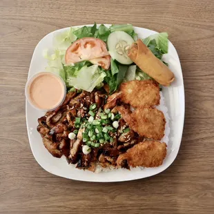 Chicken &amp; Shrimp Plate