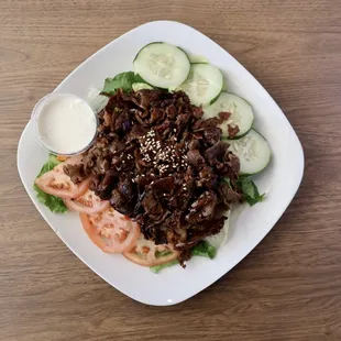 Beef Teriyaki Salad