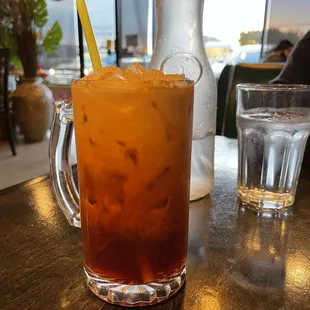 Thai Tea (check in reward - thanks, Yelp!)