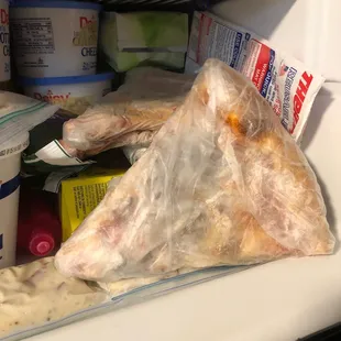 Deliso&apos;s pizza in my freezer.