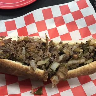 Cheesesteak sub is excellent!