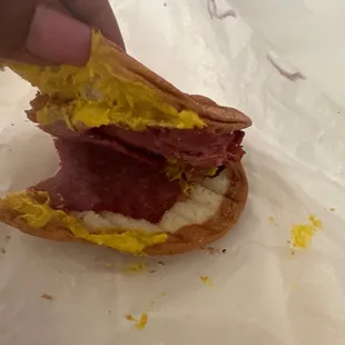 Dry flat  corn beef sandwich smh