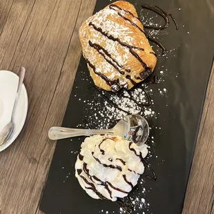 Chocolate croissant! Flakey and soo delicious!