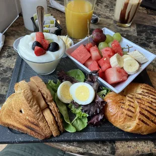 Breakfast charcuterie for one