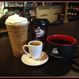Coffee selections