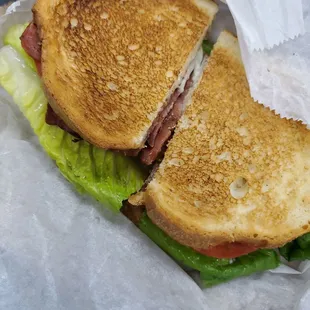 Turkey bacon sandwich