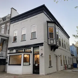 the outside of the building