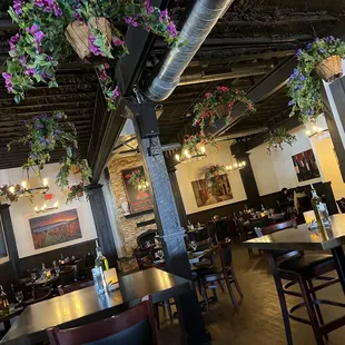 the interior of a restaurant