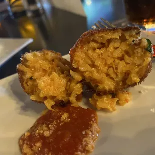 a plate of food and a drink