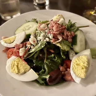 Bistro salad (small portion). Excellent