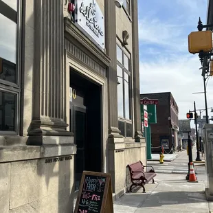 Outside of restaurant