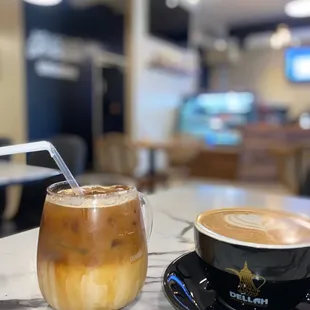Delilah latte hot and cold