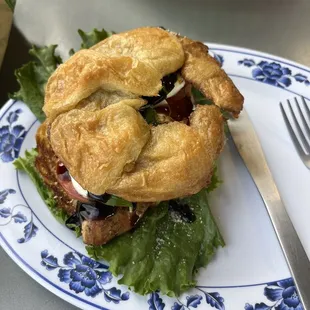 Chicken Caprese sandwich