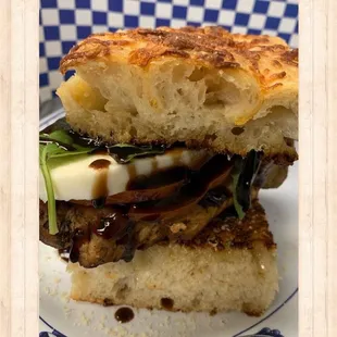 Chicken Caprese sandwich