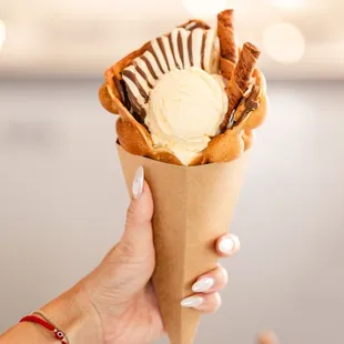 Nutella Banana Bubble Waffle
