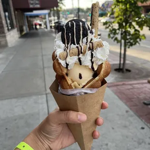 Oreo waffle