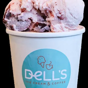 a cup of ice cream