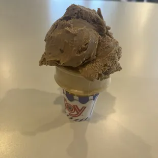 Mocha chip ice cream.