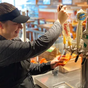 Pizza and Beer! 

Spotted Cow or Summer Shandy?