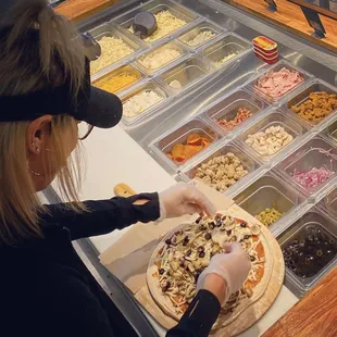 Over 70 toppings. One set price.
