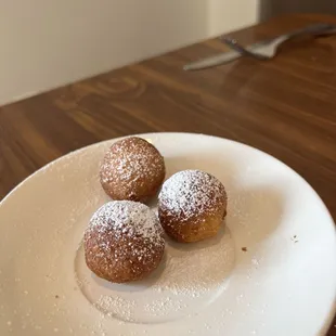 Mini pancake donuts