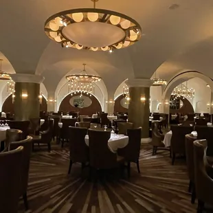 Dining room from side view